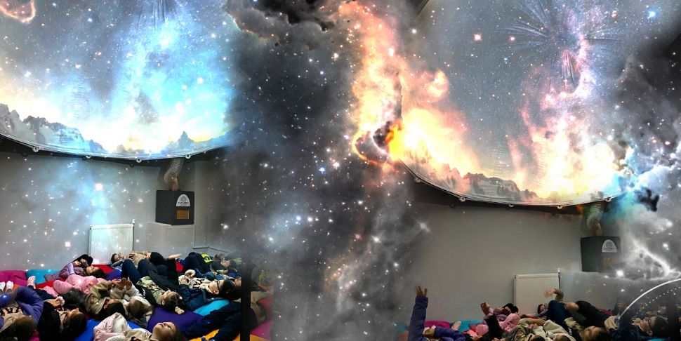 Ba�iskeleli �ocuklar�n Planetaryum Deneyimi